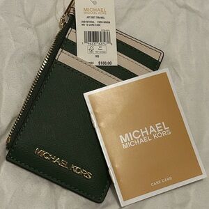 Michael Kors Green Card Case